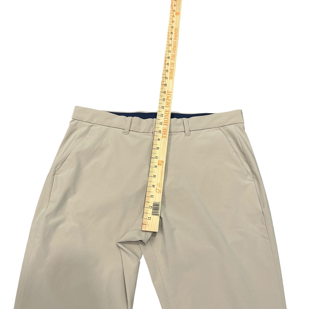 Mizzen+Main Helmsman Slim Fit Chinos Khaki Mens 34W 32L Performance Stretch - Picture 5 of 7